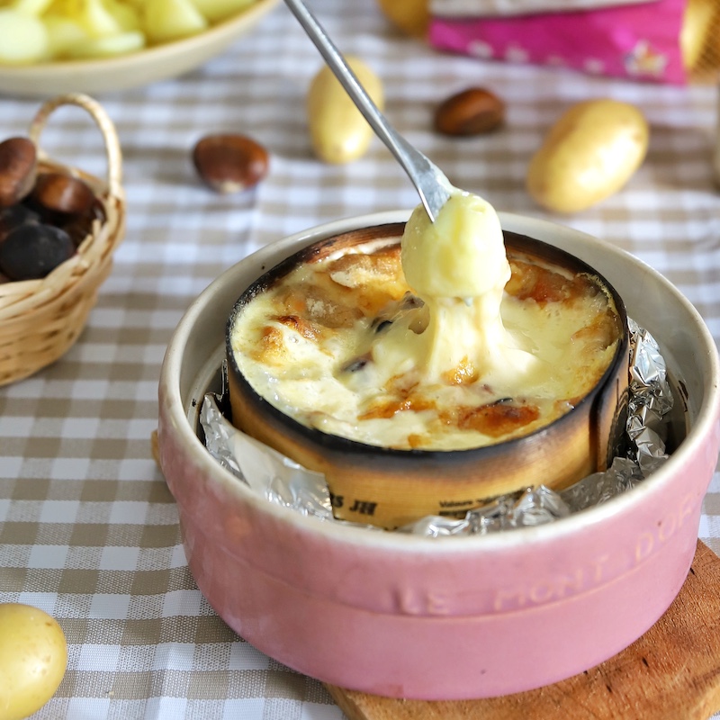 Mont d’Or fondue met aardappelen